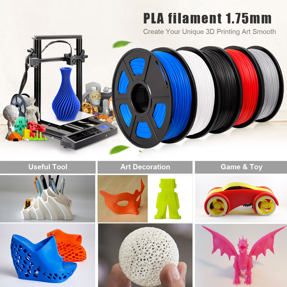EL3D® Transparent PLA Filament 1.75mm – Envirolaser3D