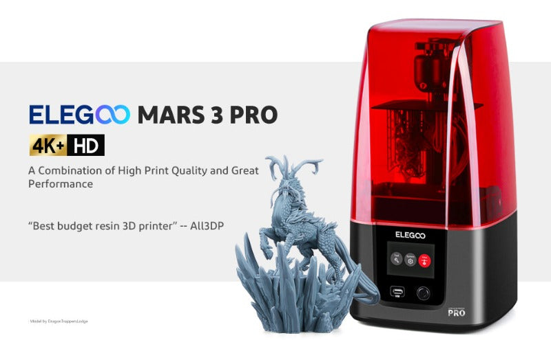 Elegoo Mars 3 Pro Resin Printer – Envirolaser3D