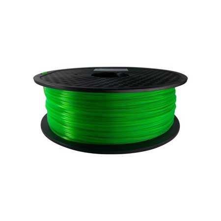 Filaments d'imprimante 3D EL3D ; PLA phosphorescent, vert lumineux 1,75 mm  ; 1 kg 