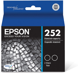 T252120D2 EPSON DURABRITE ULTRA BLACK INK DUAL PACK