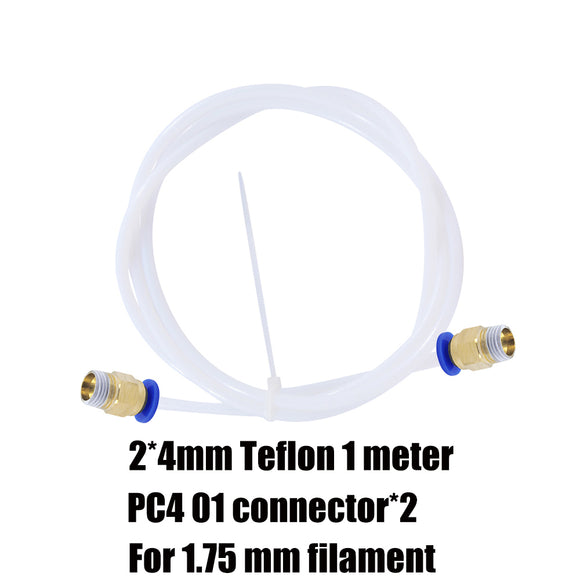 Tube + connector 1.75mm filament PC4 01